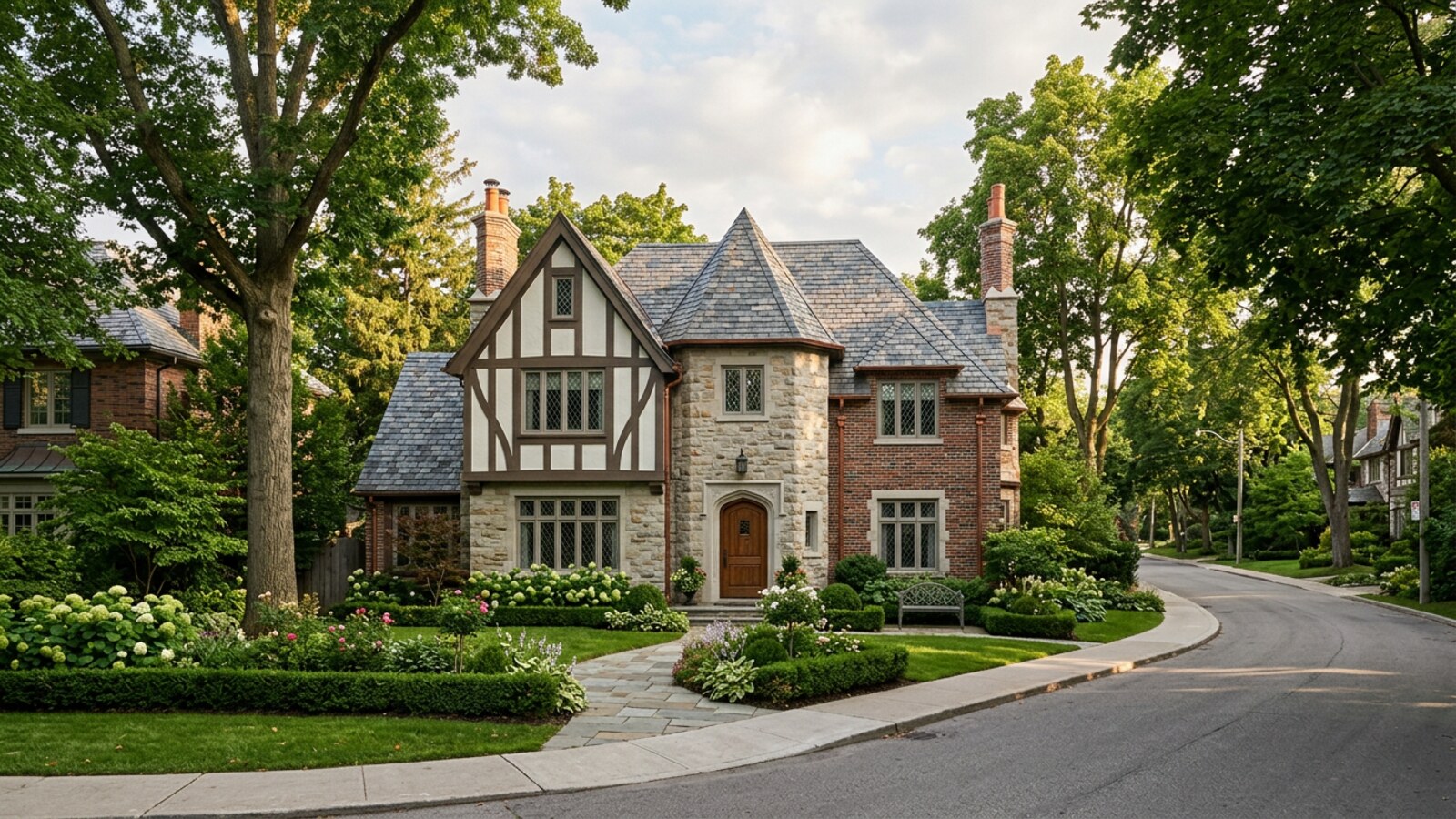 Architectural rendering of a home inspired by Forest Hill