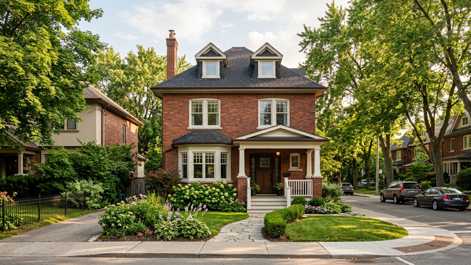 Architectural rendering of a home inspired by Leaside