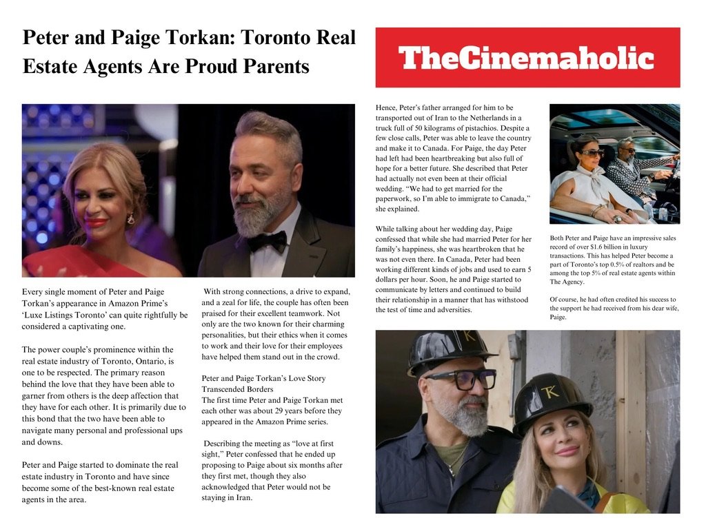 The Cinemaholic: Peter and Paige Torkan: where are they now?